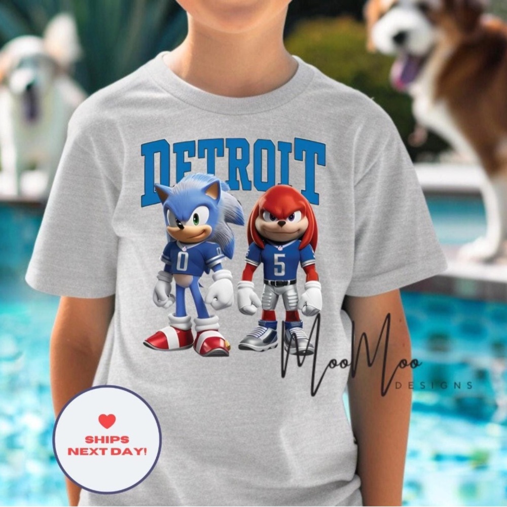Detroit Lions, Sonic and Knuckles NEW